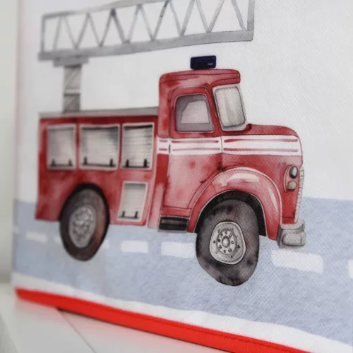  Tűzoltós tárolódoboz 30x30x30 cm