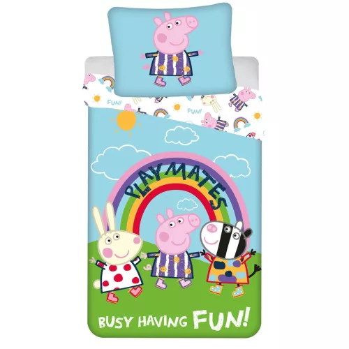 Foszforeszkáló Peppa malac ágynemű (Fun)