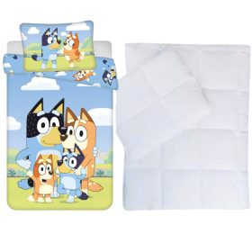 Bluey ovis ágynemű paplannal és párnával 100x135+40x60 cm 