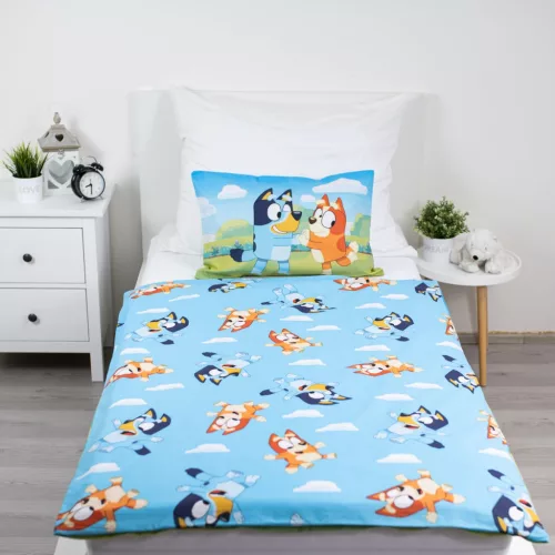 Bluey ovis ágynemű paplannal és párnával 100x135+40x60 cm 