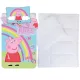 Peppa malac ovis ágynemű szett (Szivárvány)