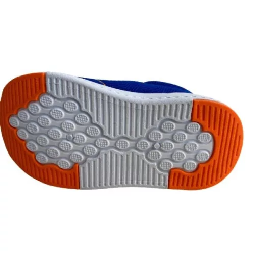 Bébi sportcipő (kék-narancs) 19-es