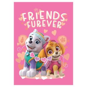 Mancs őrjárat gyerek polár pléd (rose)