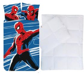 foszforeszkálós ovis ágyneműszett pamut paplannal és párnával 100x135 40x60 cm cipzáras huzattal – mosható, szárítógépben szárítható, gyermekbarát