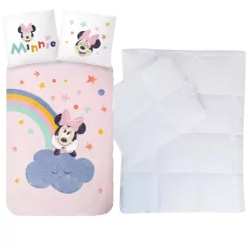 Minnie egér ovis ágynemű paplan-párnával 100x135+40x60 cm