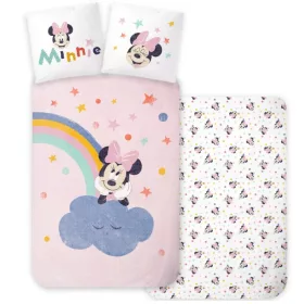 Minnie egér ovis ágynemű 100x135+40x60 cm 100% pamut
