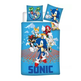 Sonic a sündisznó ovis ágynemű 100x135+40x60 cm 100% pamut