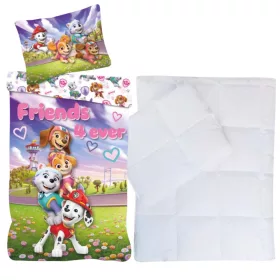 Mancs őrjárat ovis ágynemű paplan párnával 100x135+40x60 cm