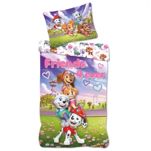 Mancs őrjárat ovis ágynemű paplan párnával 100x135+40x60 cm