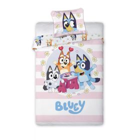 Bluey ovis ágynemű 100x135+40x60 cm 100% pamut