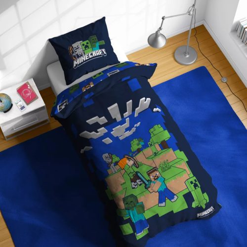 Minecraft ágynemű 140x200+70x90 cm pamut