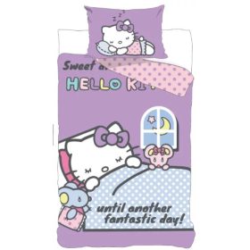Hello Kitty ovis ágynemű 100x135+40x60 cm 100% pamut