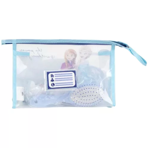 Jégvarázs tisztasági csomag gyerekeknek – Elza utazószett hajkefével