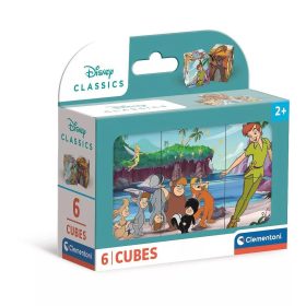   Disney Classics mesekocka 6 db-os puzzle 2 éves kortól – Clementoni fejlesztő játék
