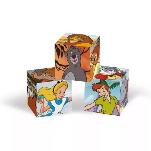 Disney Classics mesekocka 6 db-os puzzle 2 éves kortól – Clementoni fejlesztő játék