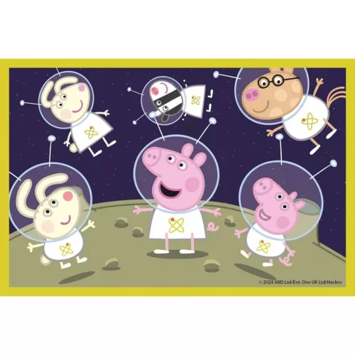 Peppa malac mesekocka 6 db-os puzzle 2 éves kortól – Clementoni fejlesztő játék