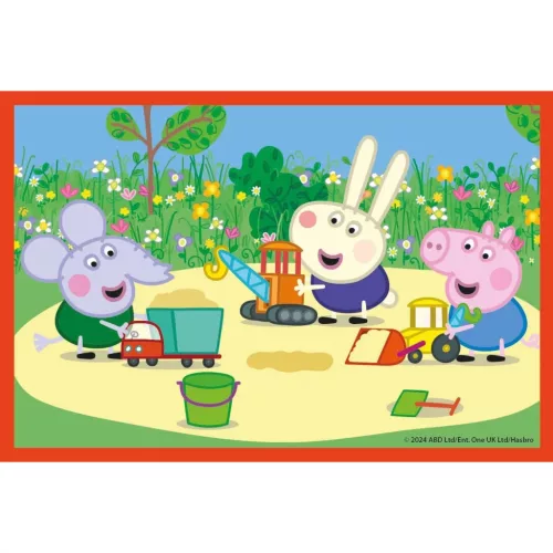 Peppa malac mesekocka 6 db-os puzzle 2 éves kortól – Clementoni fejlesztő játék