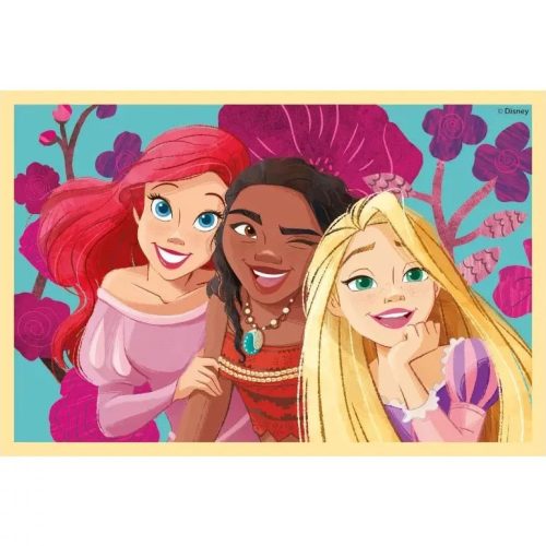 Disney hercegnők mesekocka 6 db-os puzzle 2 éves kortól – Clementoni fejlesztő játék