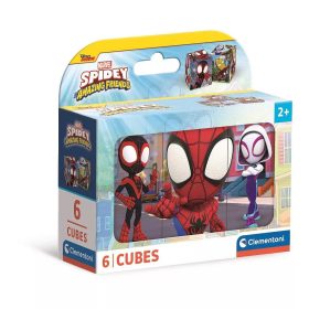   Spidey mesekocka 6 db-os puzzle 2 éves kortól – Clementoni fejlesztő játék
