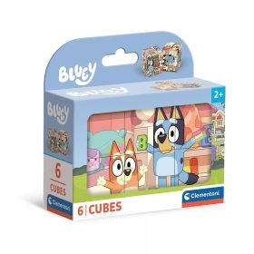 Bluey mesekocka 6 db-os puzzle 2 éves kortól Clementoni fejlesztő játék