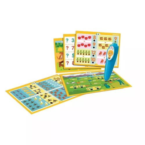 Clementoni interaktív toll számolós kvízjáték 500 kérdéssel 5-7 éves gyerekeknek