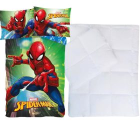 Pókember ovis ágyneműhuzat szett paplannal és párnával – 100x135+40x60 cm