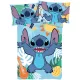Stitch ovis ágynemű garnitúra 100x135 + 40x60 cm – Disney pamut huzat színes mintával