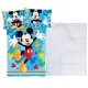 Mickey egér ovis ágyneműhuzat szett paplannal és párnával – 100x135+40x60 cm