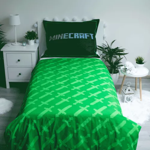 Minecraft ágynemű 140x200+70x90 cm pamut