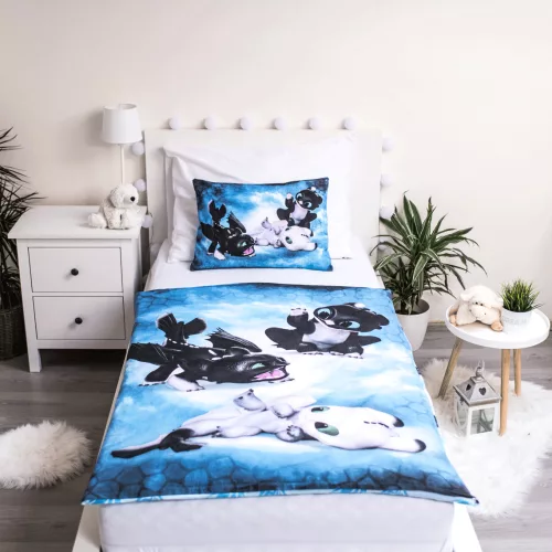 Így neveld a sárkányod ovis ágynemű szett