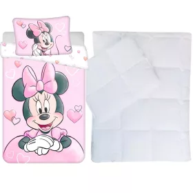 Minnie egér ovis ágynemű szett (hearts)