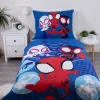 Spidey ágynemű 140x200+70x90 cm – Spidey mintás gyerek ágyneműhuzat 100% pamutból