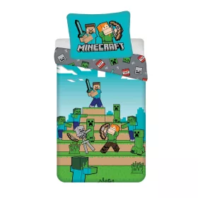 Minecraft ágynemű 140x200+70x90 cm 100% pamut