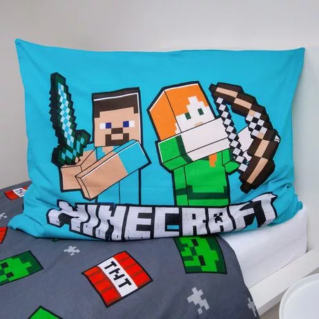 Minecraft ágynemű 140x200+70x90 cm 100% pamut