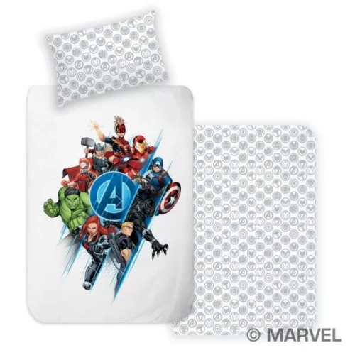 Bosszúállók ágynemű szett (fehér)