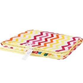 Minky csíkos gyerektakaró (sárga)