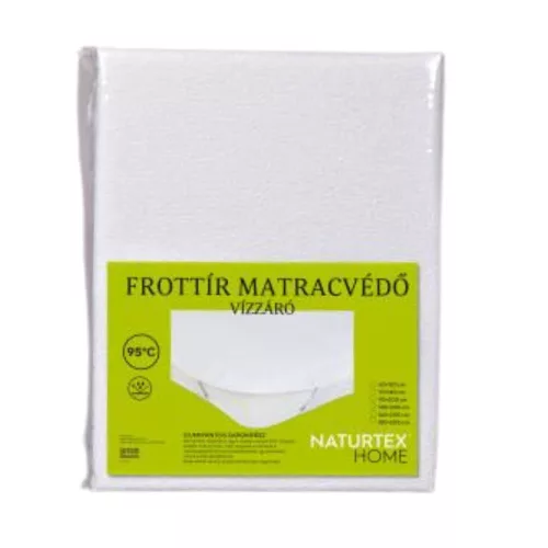 140x200 cm-es frottír matracvédő vízhatlan PVC réteggel