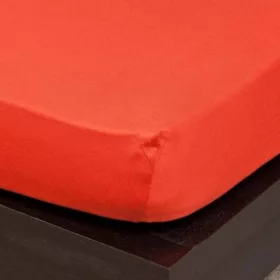 Jersey gumis lepedő 140/160x200 cm-es (cherry)