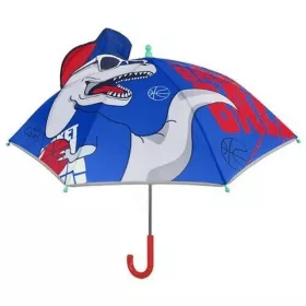 Esernyő fényvisszaverő csíkkal (kék dino)