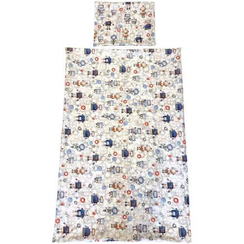 Vidám robotok ovis ágynemű szett