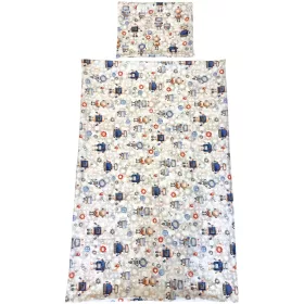 Vidám robotok ovis ágynemű