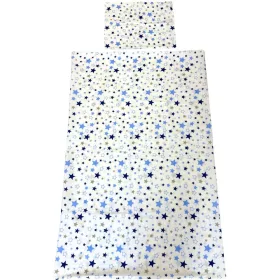 Kék csillagos ovis ágynemű