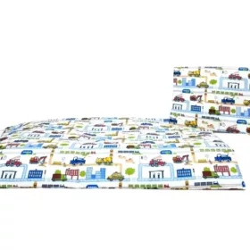 Járművek a városban ovis ágynemű