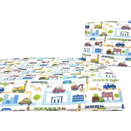 Járművek a városban ovis ágynemű