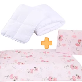 Flamingós ovis ágynemű szett