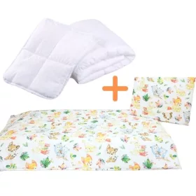 Iskolás állatok ovis ágynemű szett