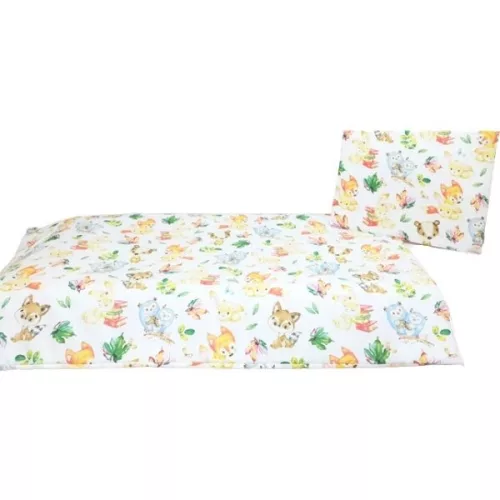 Iskolás állatok ovis ágynemű szett