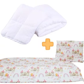 Hercegnő kastély ovis ágynemű szett