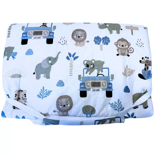 Szafari ovis derékalj (kék)