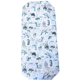 Óceán állatai ovis derékalj (zöld)